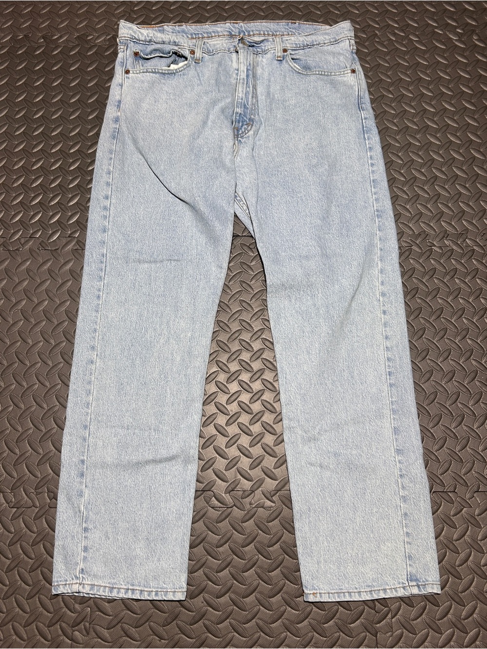 Levi's 505 Men’s Light Blue Straight Leg Jeans 38x30